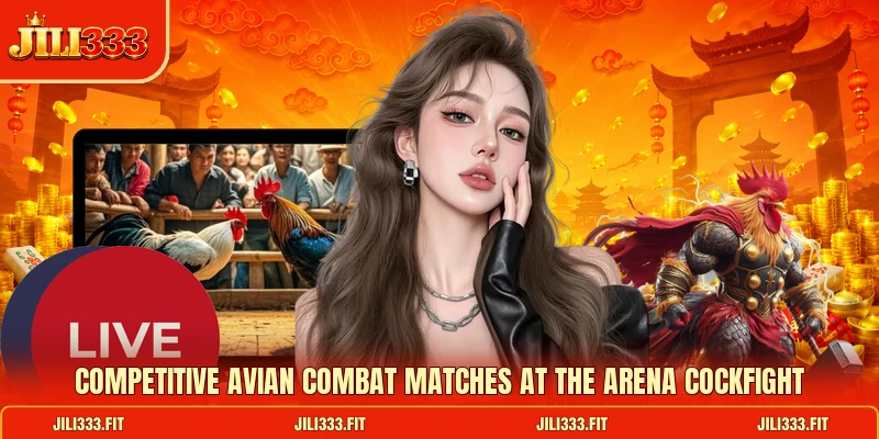 Competitive avian combat matches at the arena cockfight Competitive avian combat matches at the arena cockfight
