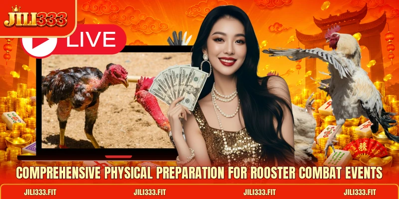 Comprehensive physical preparation for rooster combat events Comprehensive physical preparation for rooster combat events