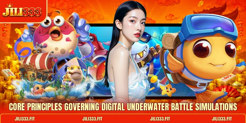 Core principles governing digital underwater battle simulations