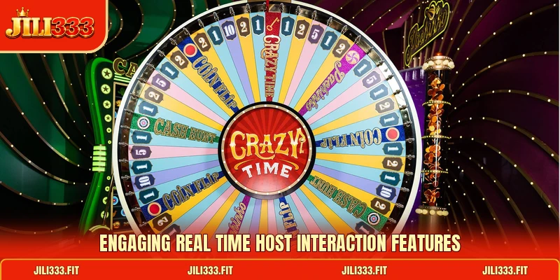 Engaging real time host interaction features