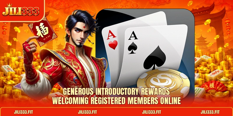 Generous introductory rewards welcoming registered members online