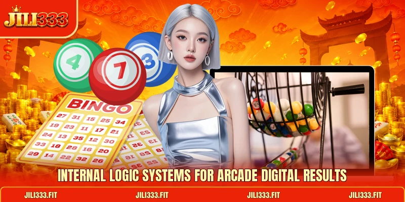 Internal logic systems for arcade digital results