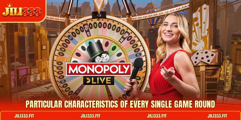 Particular characteristics of every single game round Particular characteristics of every single game round