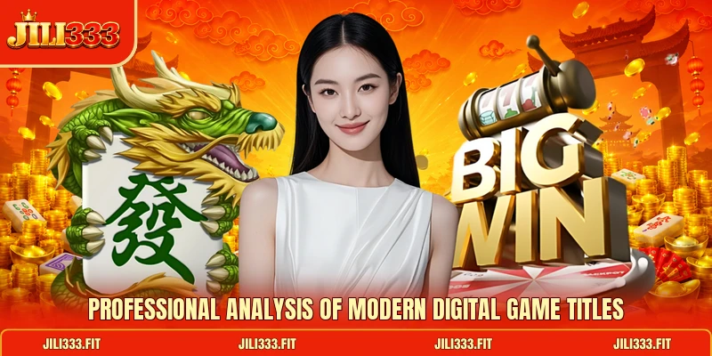 Professional analysis of modern digital game titles Professional analysis of modern digital game titles