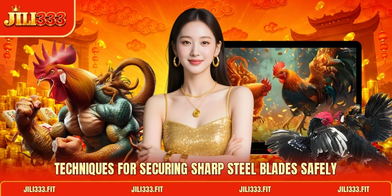 Techniques for securing sharp steel blades safely Techniques for securing sharp steel blades safely