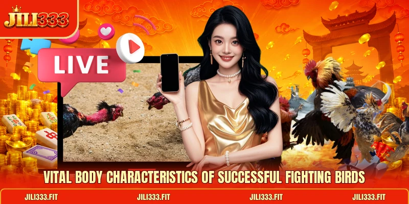 Vital body characteristics of successful fighting birds Vital body characteristics of successful fighting birds